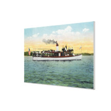 View of the US Mail Boat Uncle Sam Gallery Wrap Canvas