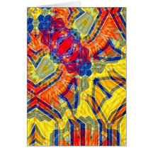 Village Butterfly Blank Card