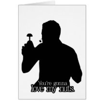 Vince Slap Chop You're Gonna Love My Nuts! Cards