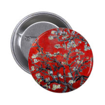 Vincent van Gogh Branches with Almond Blossom Pins