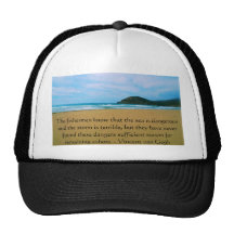 Vincent van Gogh motivational quote Hats
