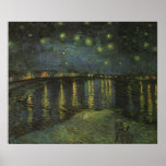 Vincent Van Gogh - Starry Night Over the Rhone Posters