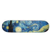 Vincent Van Gogh - Starry Night Skate Decks