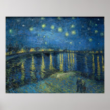 Vincent van Gogh Sternennacht über der Rhone Posterdruck