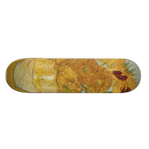 Vincent Van Gogh -  Sunflowers Skate Boards