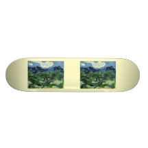 Vincent van Gogh's Olive Trees (1889) Custom Skateboard