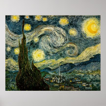 Vincent van Gogh's The Starry Night (1889) Print