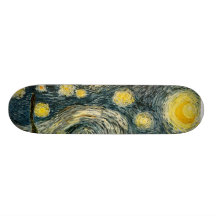 Vincent van Gogh's The Starry Night (1889) Skate Board Deck