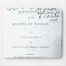 Vindication of the Rights of Woman' Mousepads