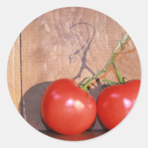 Vine Ripened Round Stickers