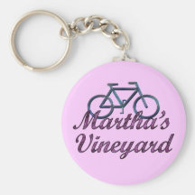 Vineyard Bicycle Keychain