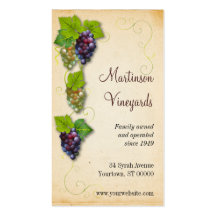 Vineyard Business Card