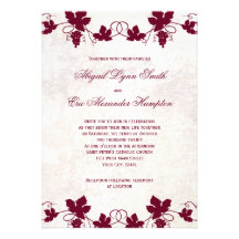 Vineyard Wedding Invitations