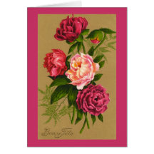Vintage 1910 BONNE FETE Birthday Greeting Card