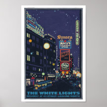 Vintage 1920's Times Square Posterette