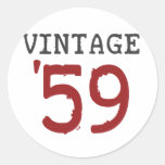 Vintage 1959 stickers