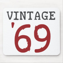 Vintage 1969 mouse pad