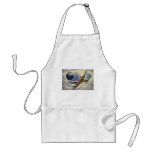 Vintage Aeroplane Flying Around the World in Cloud Apron