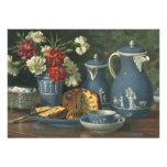 Vintage Afternoon Coffee, Cake, Tea and Flowers Announcements
