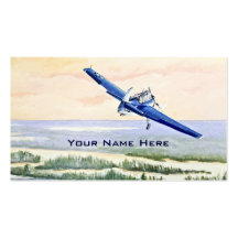 Vintage Aircraft Business Card