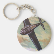 Vintage Aircraft Key Chain