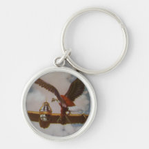 Vintage Aircraft  Keychain