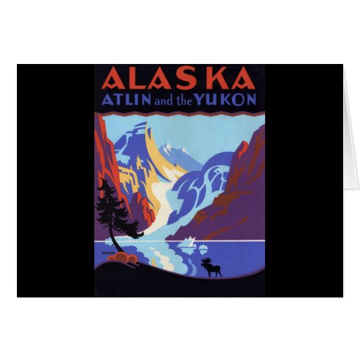 Vintage Alaska Greeting Card
