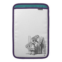 Vintage Alice in Wonderland looking for the door Sleeves For MacBook Air