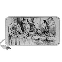Vintage Alice in Wonderland Tea Party Speaker