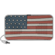 Vintage American Flag Speaker