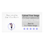 Vintage Americana Photo Card Template