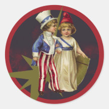 Vintage Americana Sticker