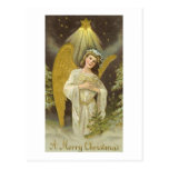 Vintage Angel Christmas Postcard