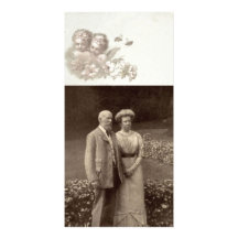 Vintage Angel Photocard Photo Greeting Card