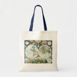 Vintage Antique Old World Map by Pieter Goos, 1666 Canvas Bags