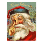 Vintage Antique Santa Christmas Postcard