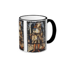 Vintage Archangel, Saint Michael by Burne Jones Mug