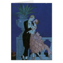 Vintage Art Deco Love Romance Newlyweds Wedding Greeting Cards