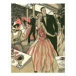 Vintage Art Deco Wedding, Newlyweds First Dance Personalized Invite