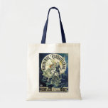 Vintage Art Nouveau; Fairy Pierrot Bicycle Moon Bag