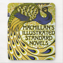 Vintage Art Nouveau, Macmillan's Peacock Feather Mousepad