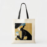 Vintage Art Nouveau, Woman Drinking Marco Polo Tea Bags