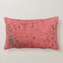 Vintage Asian Graphics American MoJo Pillow