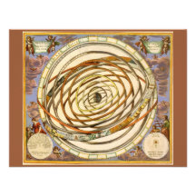 Vintage Astronomy Celestial Planet Planetary Orbit Custom Invitation