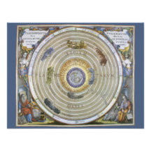Vintage Astronomy Celestial Ptolemaic Planisphere Personalised Announcement