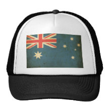 Vintage Australia Flag Hats