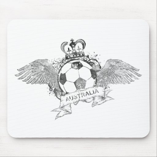 Vintage Australia Football Mouse Pads