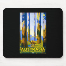 Vintage Australia Marysville Victoria Mousepads