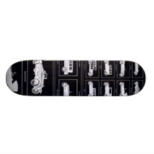 Vintage Automobiles Skateboard