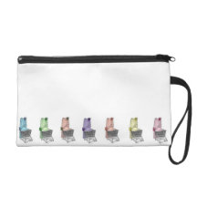 Vintage Baby Bassinets Bagettes Bag Wristlet Clutches